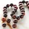12 Pack: Red & Brown Tiger Eye Round Beads, 6mm by Bead Landing™